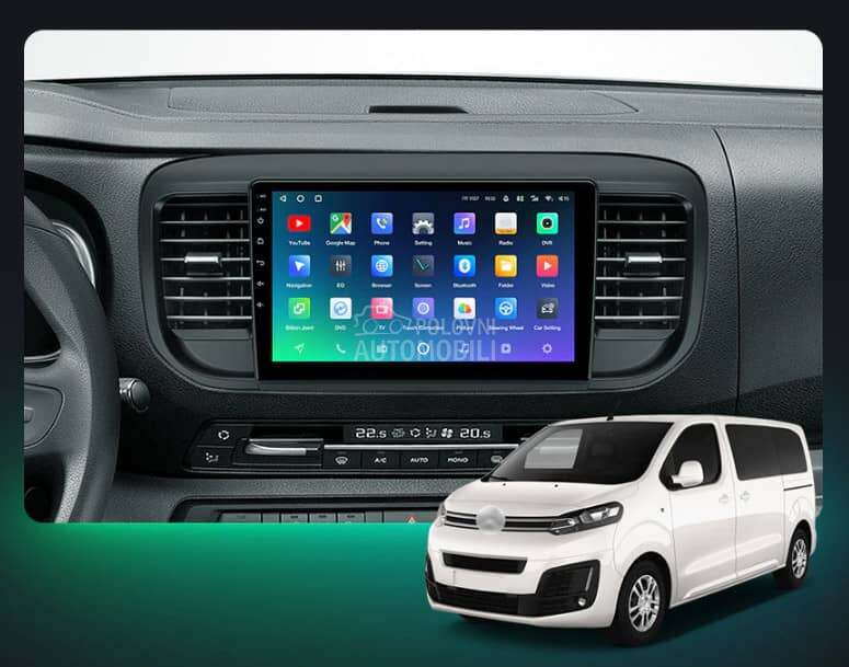 Android Multimedija 9in za Citroen Jumpy, SpaceTourer