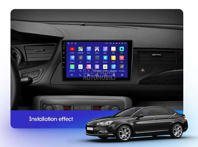 Android Multimedija 10in za Citroen C5