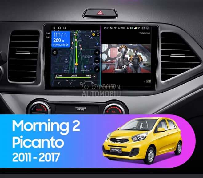 Android Multimedija 9in za Kia Picanto