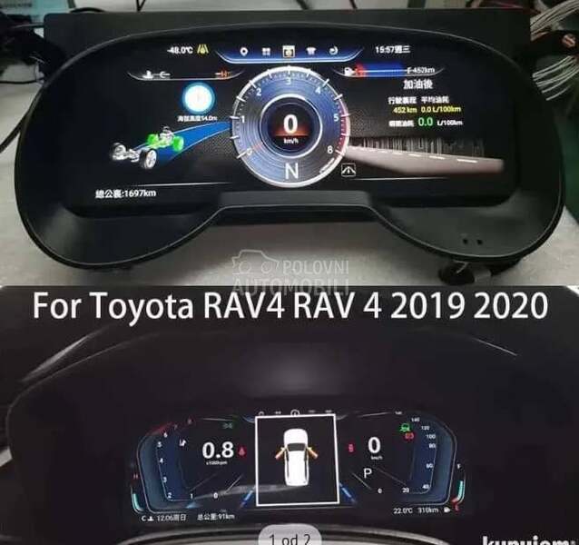 virtuelna tabla za Toyota RAV 4