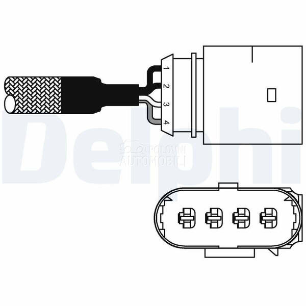 Lambda sonda DELPHI za Volkswagen Lupo od 1998. do 2005. god.