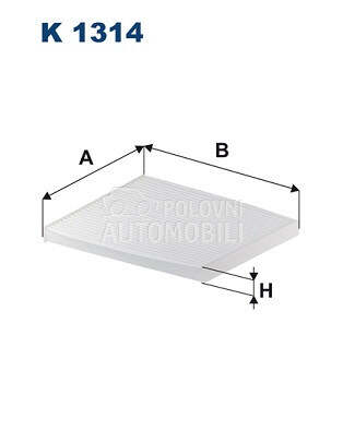 Filter kabine za Kia cee`d od 2012. do 2018. god. - 97133-1E100AT