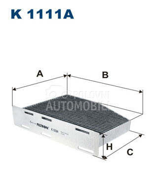 Filter kabine za Seat Alhambra od 2010. do 2022. god.