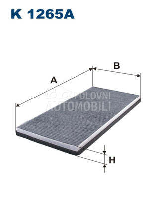 Filter kabine FILTRON za Land Rover Range Rover od 2002. do 2012. god.