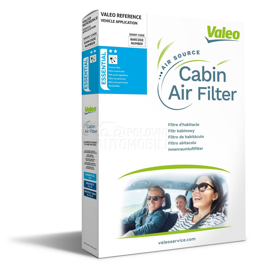 Filter kabine za Opel Vectra A, Vectra B, Vectra C od 2002. do 2009. god. - 9179904