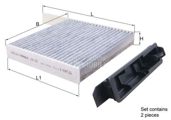 Filter kabine KNECHT za Renault Clio od 2007. do 2012. god.