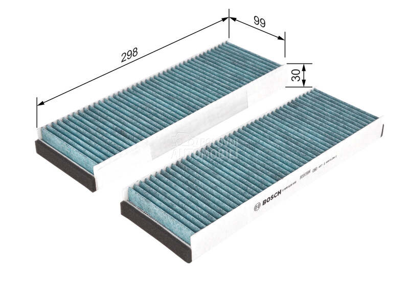 Filter kabine Bosch za Audi R8 od 2010. do 2015. god. - 4F0 898 439 B