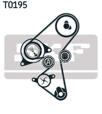 Veliki servis sa pumpom SKF za Ford Fiesta za 2010. god.
