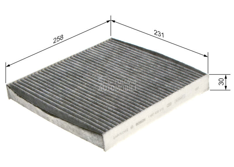 Filter kabine Bosch za Opel Zafira od 2005. do 2015. god.