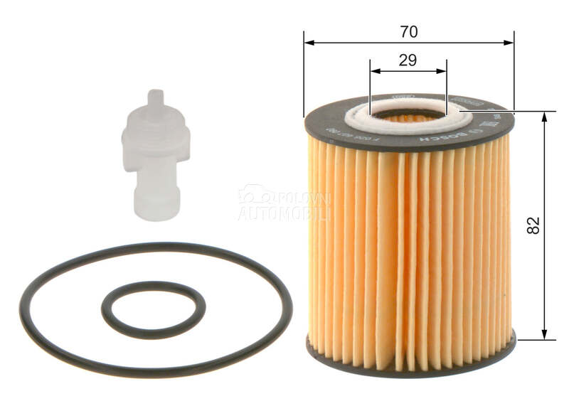 Filter ulja za Toyota Corolla od 2006. do 2014. god.