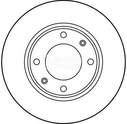 Kocioni disk TRW za Peugeot 106 od 1996. do 2001. god.