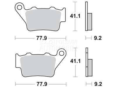 Kocione plocice za Alfa Romeo GT od 2003. do 2010. god.