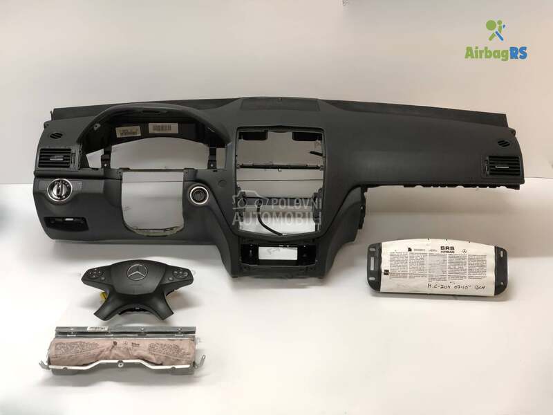 Airbag set za Mercedes Benz C 180, C 200, C 220 ... od 2007. do 2011. god.