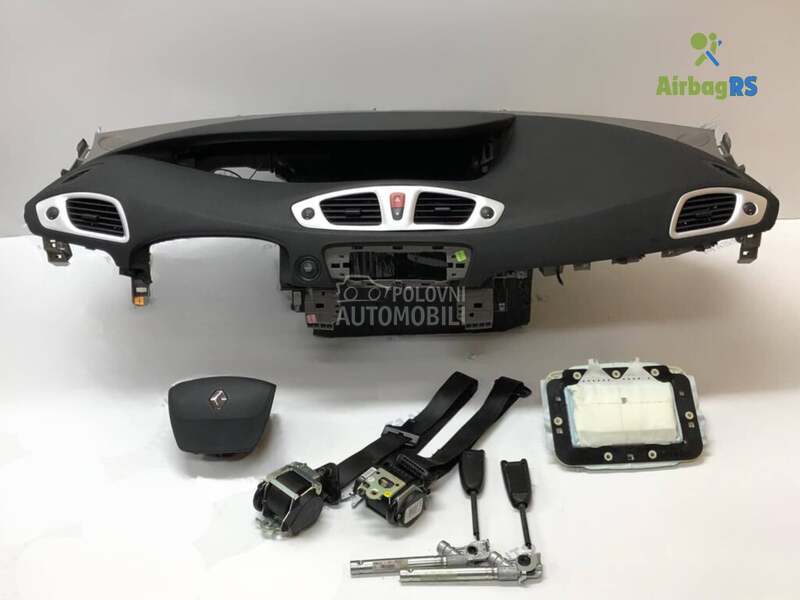 Airbag set za Renault Scenic od 2009. do 2016. god.