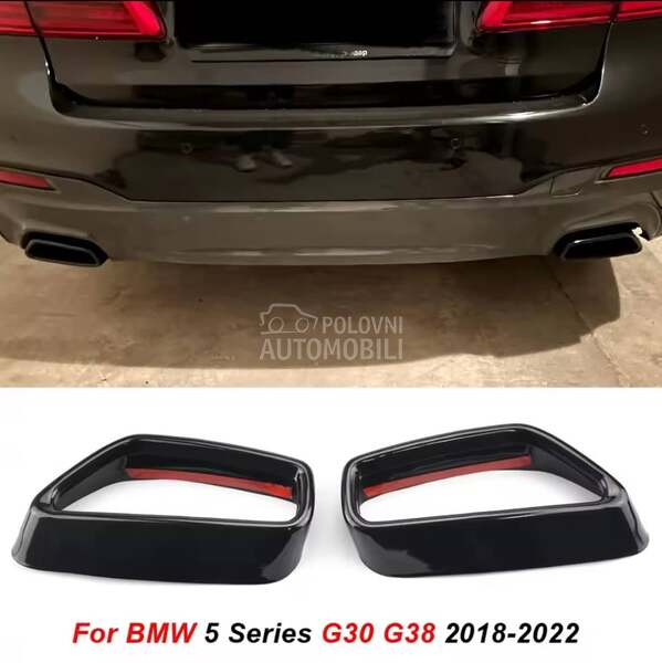 G30 G31 Crni izduvi auspuha za BMW 518, 520, 520 GT ... od 2018. do 2022. god.