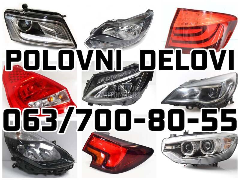 POLOVNI DELOVI za Opel Tigra, Vectra, Zafira ... od 2004. do 2016. god.