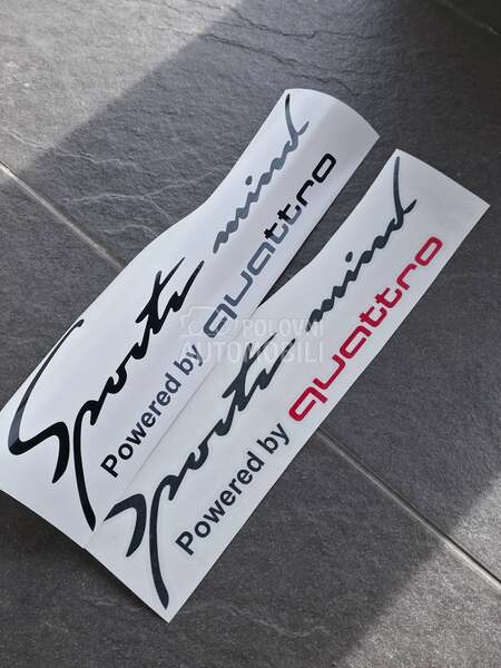 Quattro sport mind nalepnica za Audi Ostalo