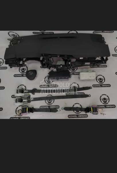 tabla aerbag pojasevi za Toyota Camry od 2014. do 2025. god.