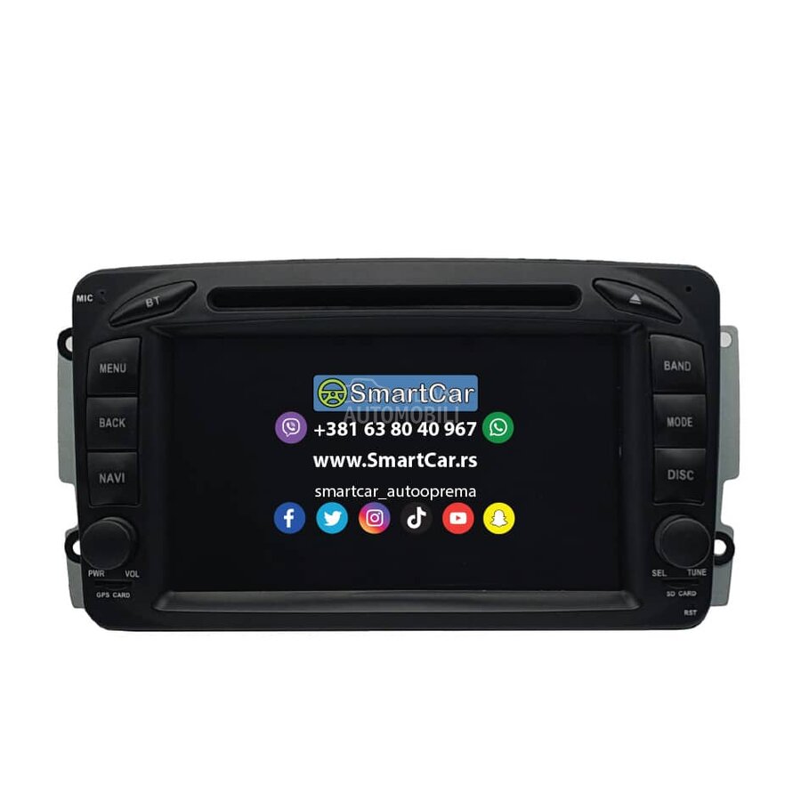 Android Multimedija 7in DVD za Mercedes Benz C 180, C 200, C 220 ...