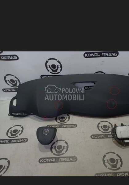 tabla aerbag pojasevi za Opel Crossland X  od 2014. do 2025. god.