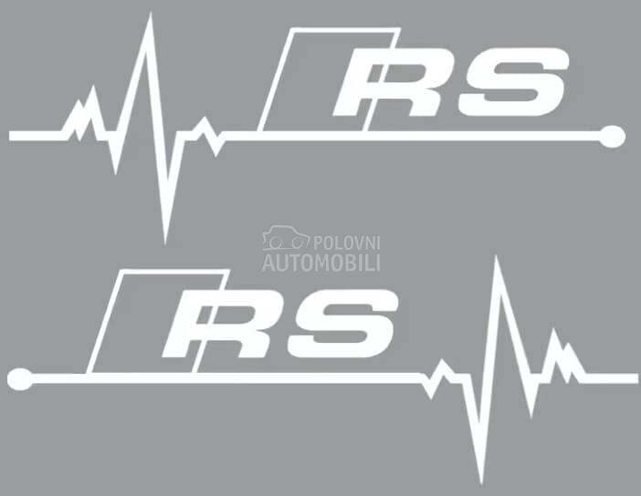 Nalepnice RS puls NOVO za Audi RS2, RS4, RS6 ...