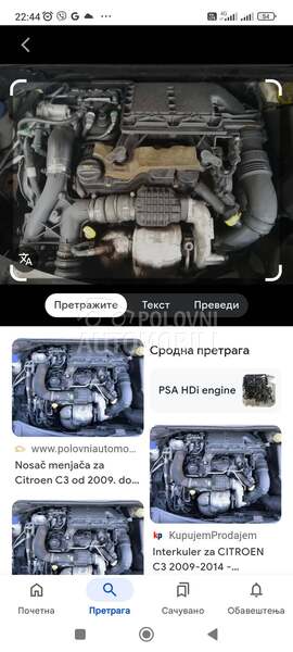 Motor 1.4 Ehdi 50kw za Citroen C3, DS, DS3 ...