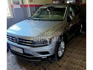 Volkswagen Tiguan Allspace TDI 2.0 150 (može zamena), 26.800 €, 2019. Džip/SUV, Dizel | 1968 cm3, 161.320 km, 110kW (150 KS), Manuelni 6 brzina, 4/5 vrata, 7 sedišta, Požarevac