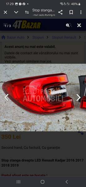 stop lampe Led orginalne za Renault Kadjar