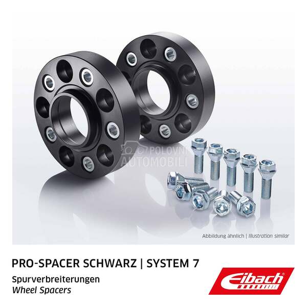 Eibach Distanceri 5x120 25mm sa srafovima / Kovani  