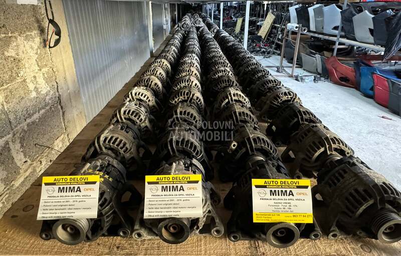 Alternator/Benzin-Dizel za Opel Zafira