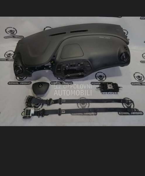 tabla aerbag pojasevi za Renault Captur od 2014. do 2025. god.
