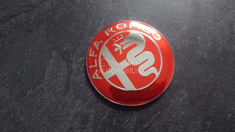 NOV 74mm crveni znak za Alfa Romeo 33, 75, 90 ...