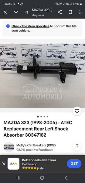 Amortizer za Mazda 323