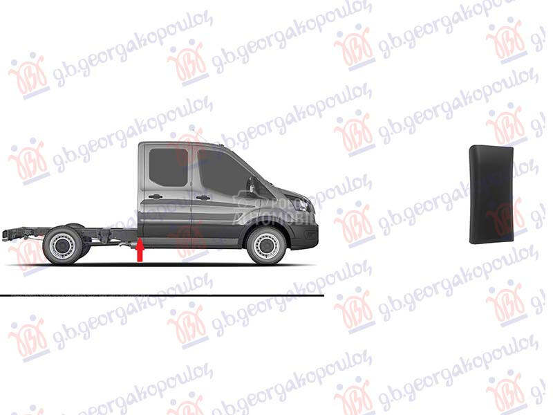 LAJSNA STUBA VRATA (OTVOREN... za Ford Transit Connect od 2019. do 2026. god.