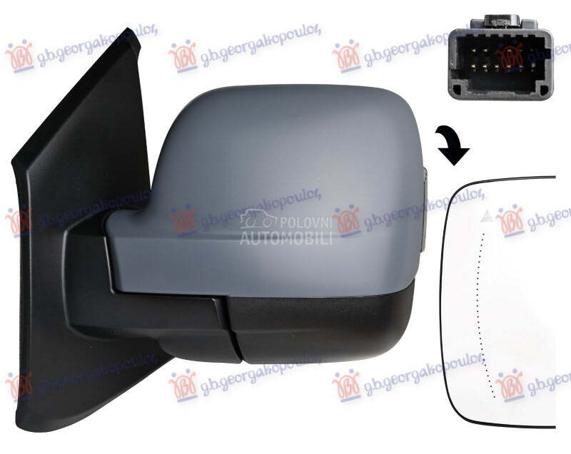RETROVIZOR ELEKTRCINI SA GR... za Renault Ostalo od 2021. do 2026. god.