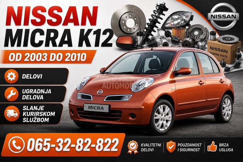 Nissan Micra K12 -  kompletan auto u delovima