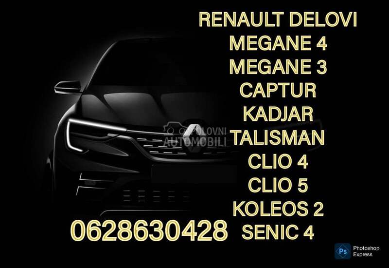 Delovi za Renault Captur, Clio, Grand Scenic ... od 2012. do 2025. god.