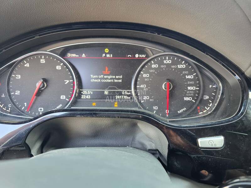 Kilometar sat za Audi A8 od 2011. do 2015. god.