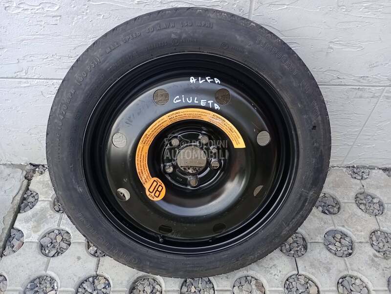 Čelične felne alfa,fiat 17" 