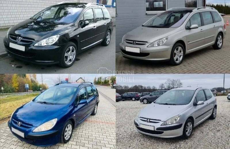 Desno Krilo Plava Zlatna Crna za Peugeot 307