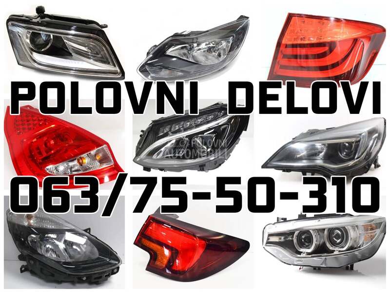 POLOVNI DELOVI za Renault Clio, Kangoo, Megane ... od 2003. do 2016. god.