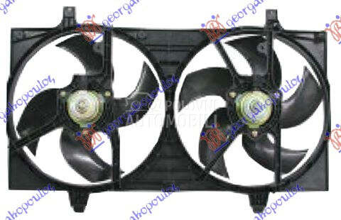 VENTILATOR (DUPLI) KOMPLET (BE za Nissan Almera od 2000. do 2006. god.
