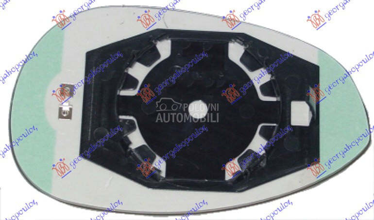 STAKLO RETROVIZORA SA GREJACEM za Fiat Grande Punto od 2005. do 2012. god.