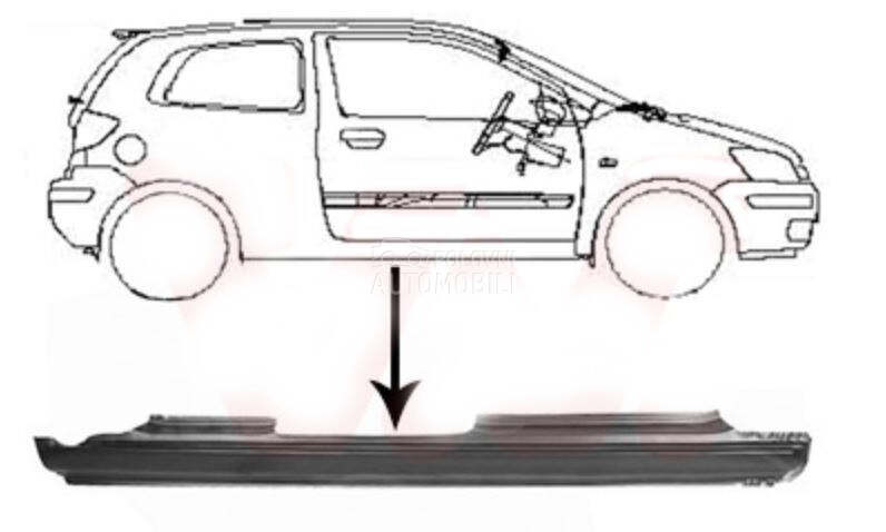 SAJTNA 5 VRATA za Hyundai Getz od 2002. do 2005. god.