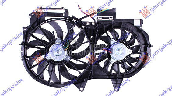 VENTILATOR (DUPLI) KOMPLET (1. za Audi A4 od 2004. do 2007. god.