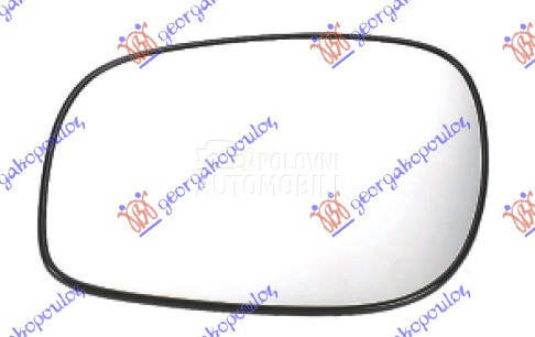 STAKLO RETROVIZORA SA GREJACEM za Land Rover Freelander od 1998. do 2007. god.