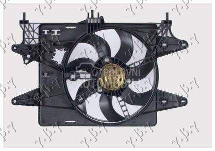 VENTILATOR KOMPLET (1.6 BENZIN za Fiat Doblo od 2005. do 2009. god.