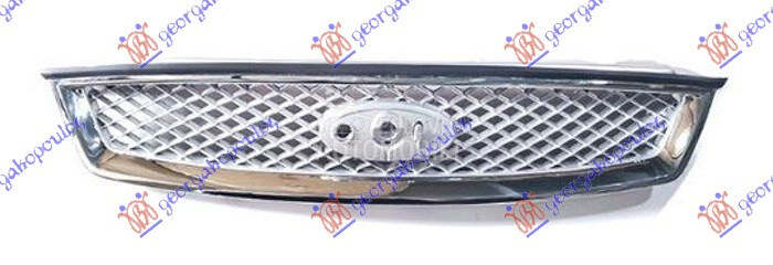 PVC MASKA SREBRNA (HROM OKVIR) za Ford Focus od 2004. do 2008. god.