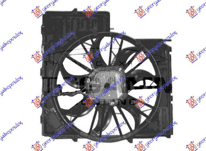 VENTILATOR KOMPLET (4.4/4.8) ( za BMW X5 od 2000. do 2007. god.
