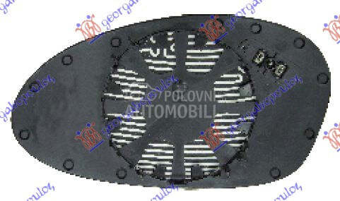STAKLO RETROVIZORA SA GREJACEM za BMW Serija 1 od 2004. do 2011. god.